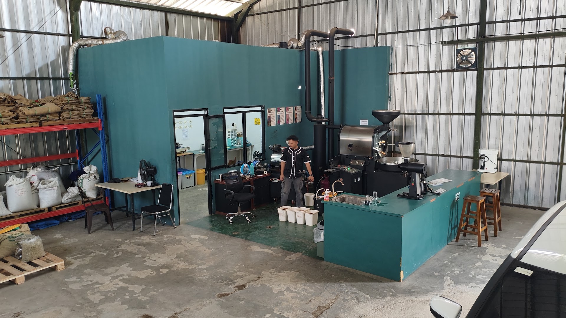 Jaad Food coffee roastery facility